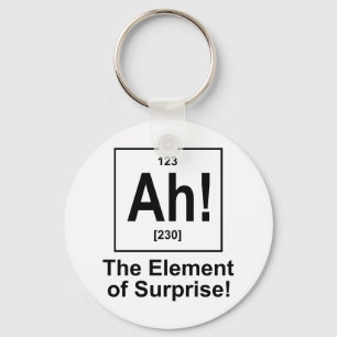 Ah! The Element of Surprise. Key Ring