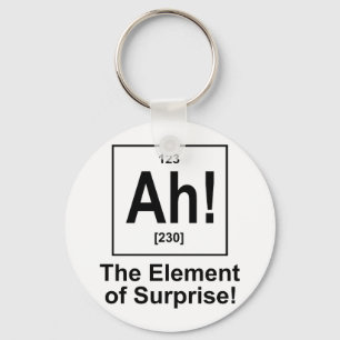 Ah! The Element of Surprise. Key Ring