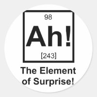 Ah the Element of Surprise Periodic Element Symbol
