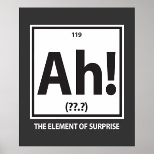 Ah! The element of surprise Poster