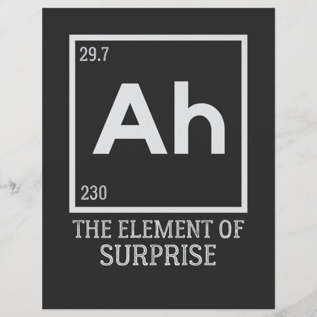 Ah the element of surprises (Front)