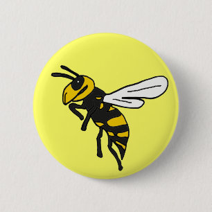 AH- Yellow Jacket Sports Button