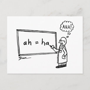 Aha! Postcard