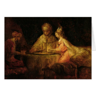 Ahasuerus , Haman and Esther, c.1660