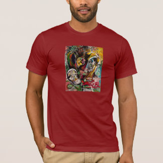 "Ahead To The Past" T (Large print) T-Shirt
