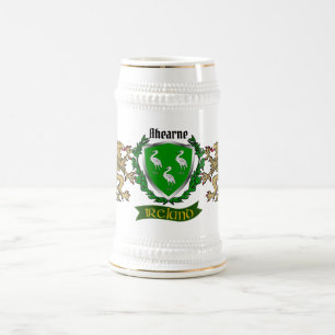 Ahearne/Ahern Irish Shield Personalised Beer Stein