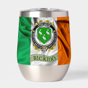 Ahearne/Aherne Irish Shield & Flag Personalised