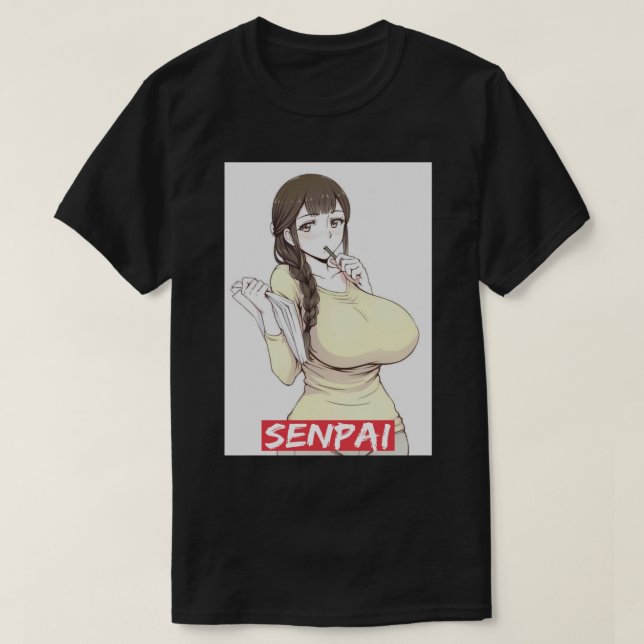 ahegao Senpai 1 T-Shirt (Design Front)