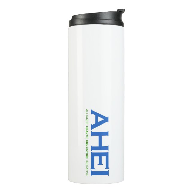AHEI: Healthier Communities Thermal Tumbler (Rotated Left)