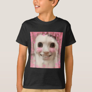 Ahh Cat Meme Dank Cursed Weirore Funny Dank Meme  T-Shirt