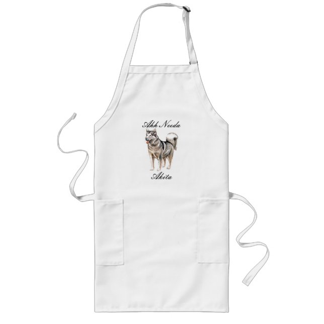 Ahh Needa Akita Apron (Front)