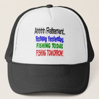 Ahhhh retirement fishing  today.... trucker hat