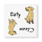 AHL- Yellow Labrador Dirty Paws Magnet