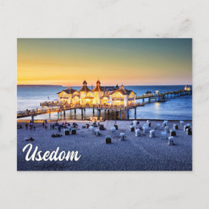 Ahlbeck Pier, Usedom, Germany Postcard