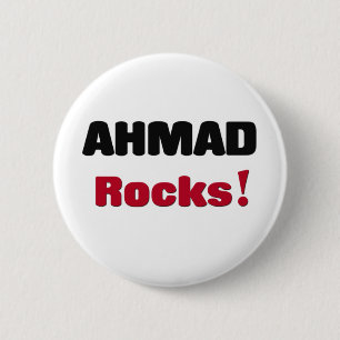 Ahmad Rocks 6 Cm Round Badge