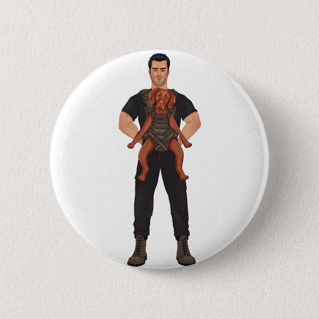 Ahmed and Nemi 6 Cm Round Badge (Front)