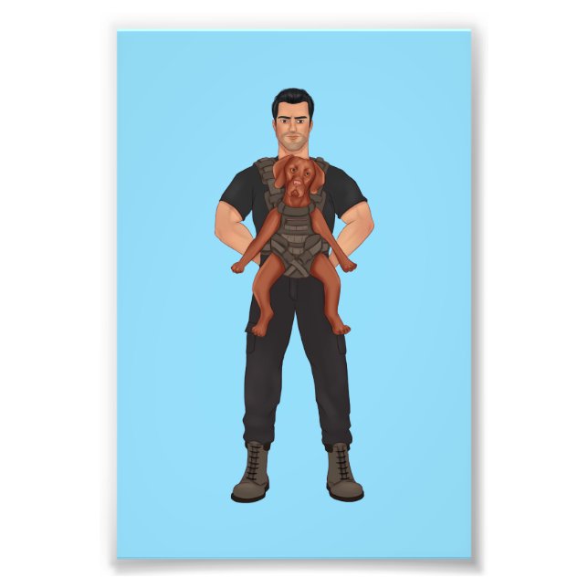 Ahmed and Nemi wall art (Front)