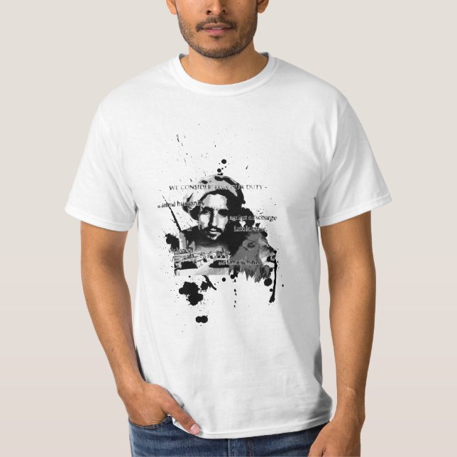 Ahmed Shah Massoud - Lion of Panjshir T-Shirt (Front)