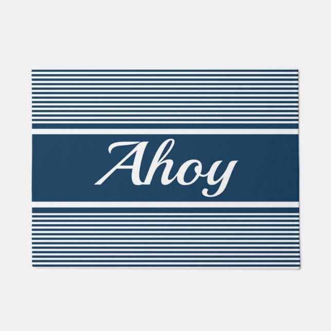 Ahoy Doormat (Front)