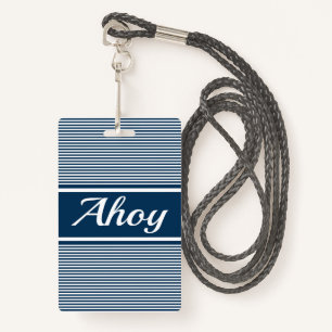 Ahoy ID Badge