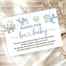 Ahoy it' a Boy Baby Shower Book For Baby Enclosure