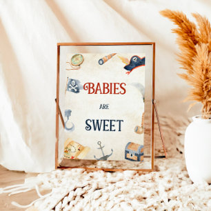 Ahoy It's A Boy Baby Shower Babies Are Sweet Poster