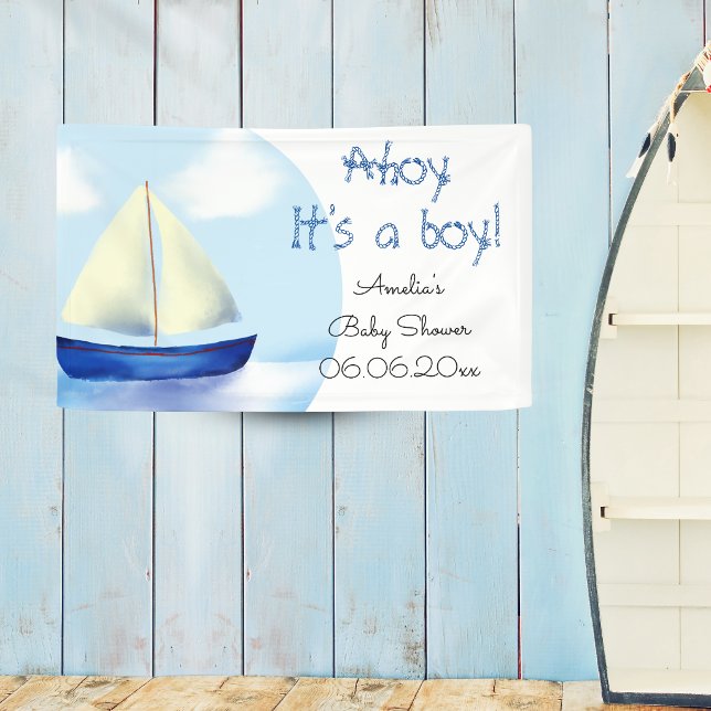 Ahoy it's a Boy! Baby Shower Banner (Creator Uploaded)