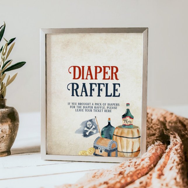 Ahoy It's A Boy Baby Shower Diaper Raffle Sign (Creator Uploaded)