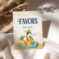 Ahoy It's A Boy Baby Shower Favours Sign