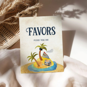 Ahoy It's A Boy Baby Shower Favours Sign