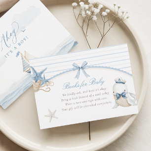 Ahoy It's a Boy Books for Baby Card