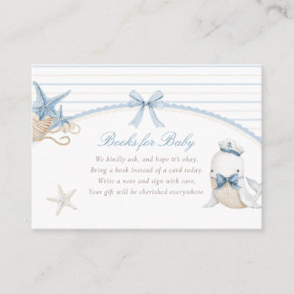 Ahoy It's a Boy Books for Baby Card