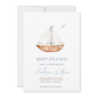 'Ahoy, it's a Boy' Charming Sailboat Baby Shower