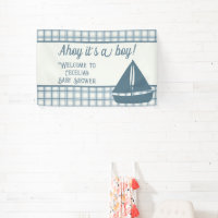 Ahoy It's A Boy Nautical Baby Shower