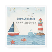 Ahoy It's a Boy Nautical Baby Shower