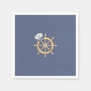 Ahoy It's a Boy Nautical Baby Shower Napkins