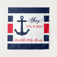 Ahoy It's A Boy! Nautical Baby Shower