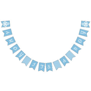 Ahoy Its A Boy Nautical Bunting