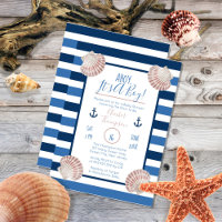 Ahoy It's A Boy Nautical Theme Baby Shower