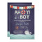 Ahoy It's A Boy Shower Invitation Ocean Nautical