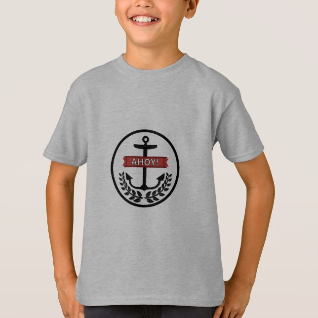 Ahoy - Kids' Basic T-Shirt (Front)