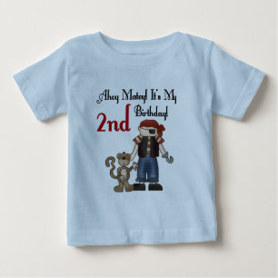 Ahoy Matey Pirate 2nd Birthday tshirts and Gifts