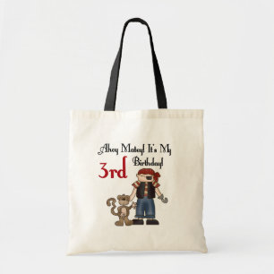 Ahoy Matey Pirate 3rd Birthday Tshirts and Gifts Tote Bag