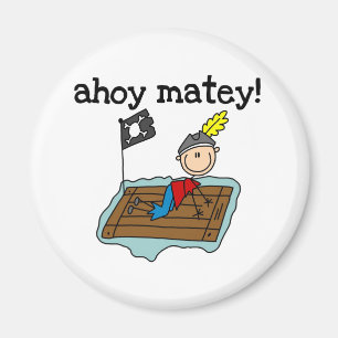 Ahoy Matey Pirate Magnet