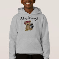 Ahoy Matey Teddy Bear Pirate Hoodie