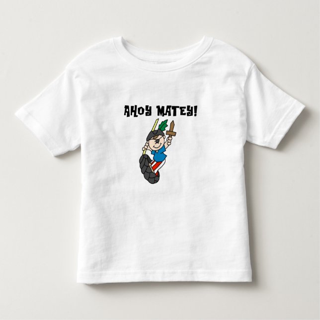 Ahoy Matey Toddler T-Shirt (Front)