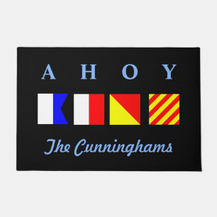 Ahoy Personalised Doormat