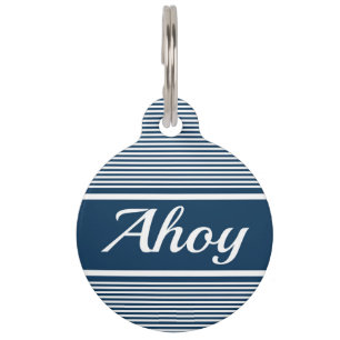 Ahoy Pet Tag