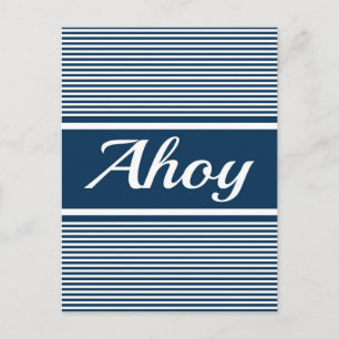 Ahoy Postcard