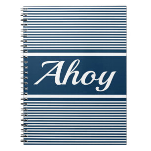 Ahoy Spiral Notebook
